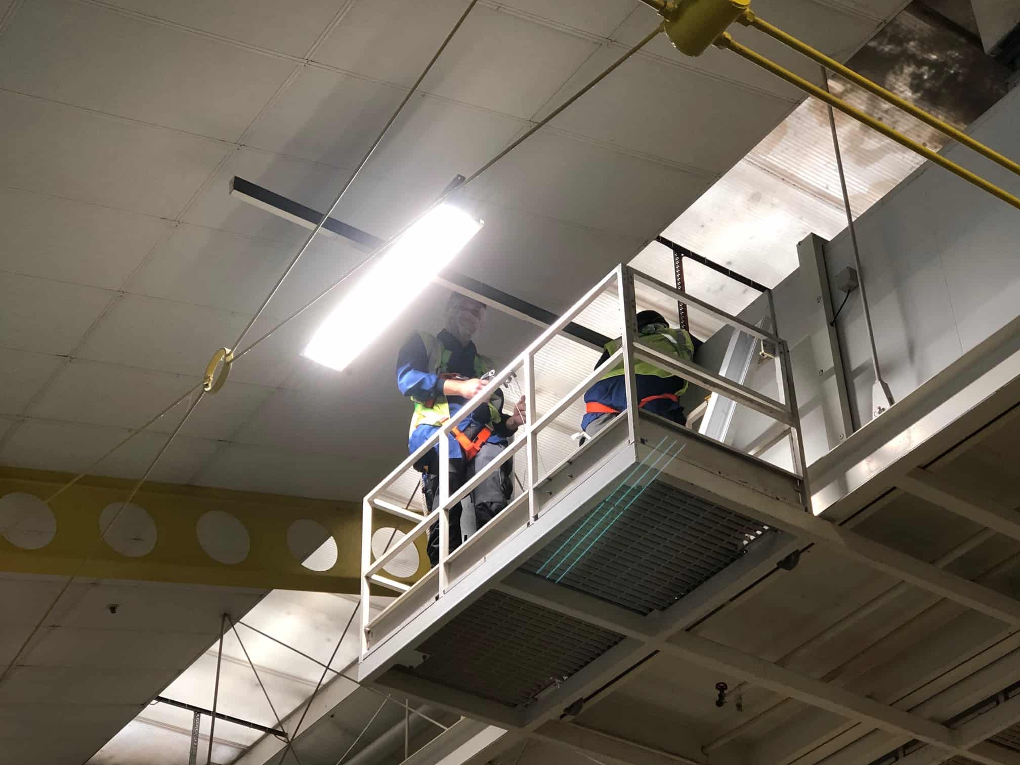 installation of LED lights