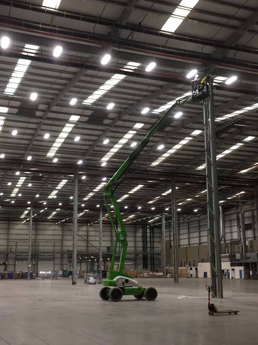 pegasus lighting in warehouse