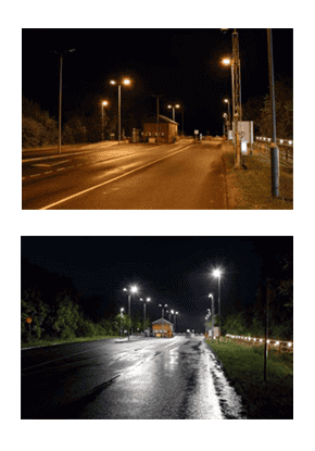 Before & After Lighting Upgrade At British Gypsum